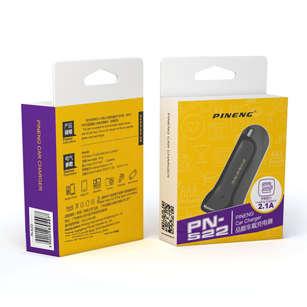 PINENG PN-522 2.1A Dual USB Car Charger